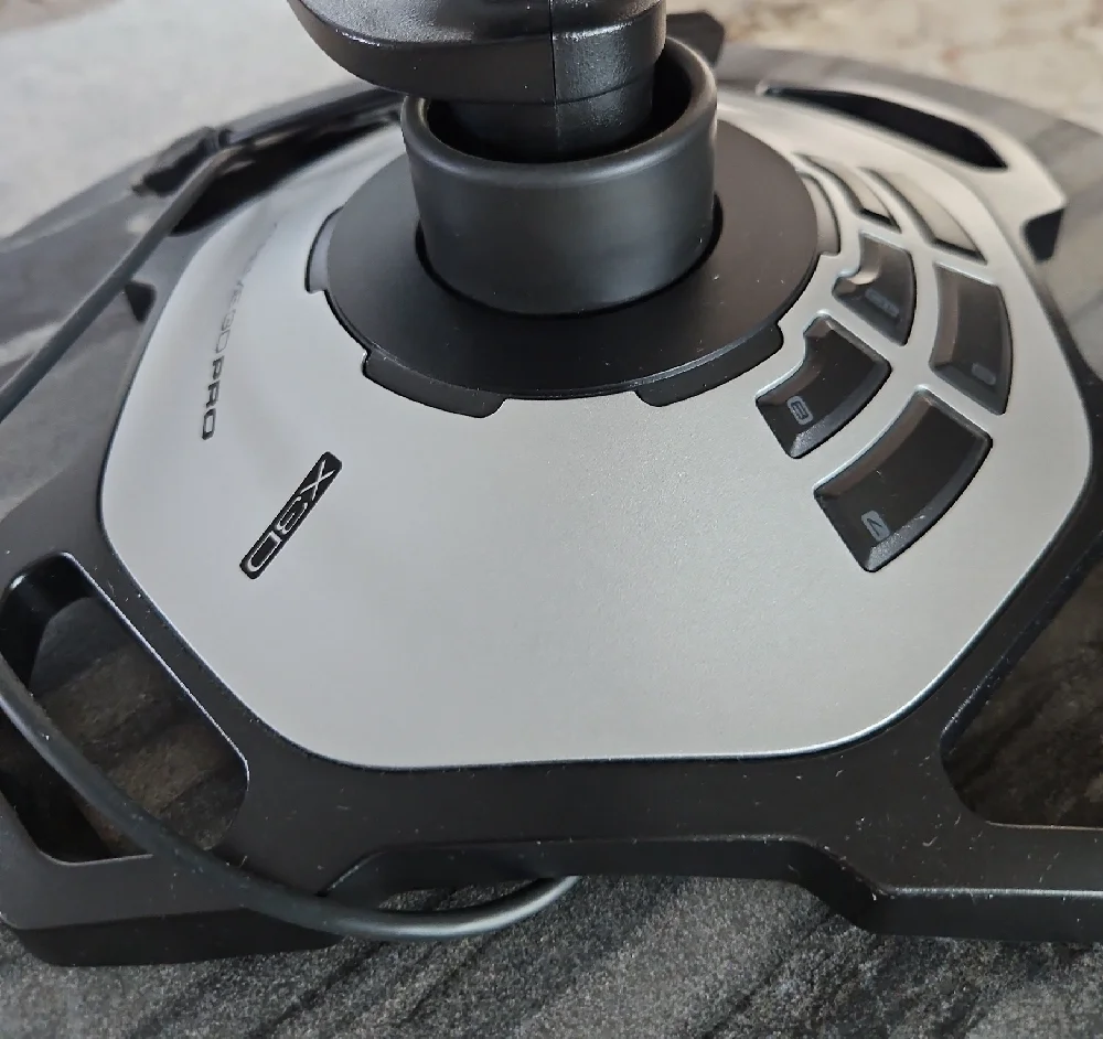 Logitech Precision Joystick - Black and Silver